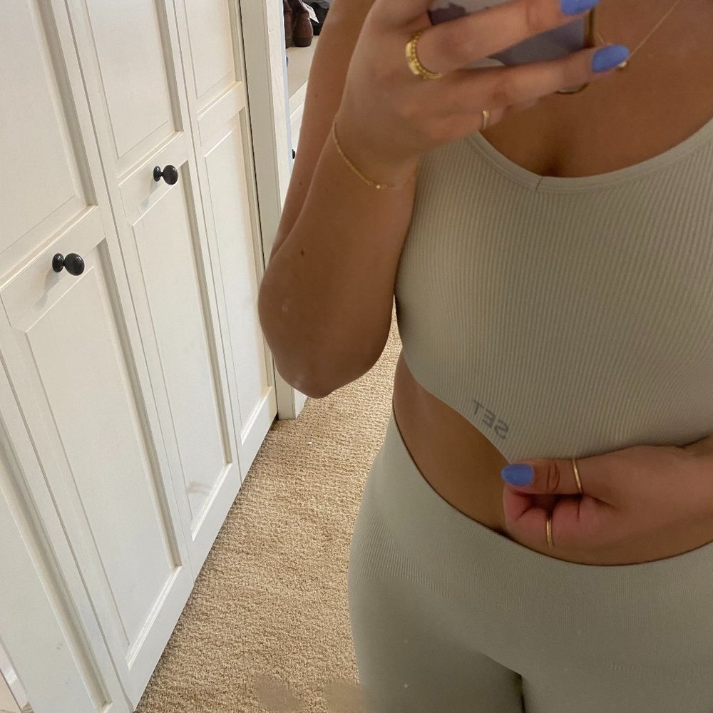 Set Active Sculptflex Top in Frost/Grey